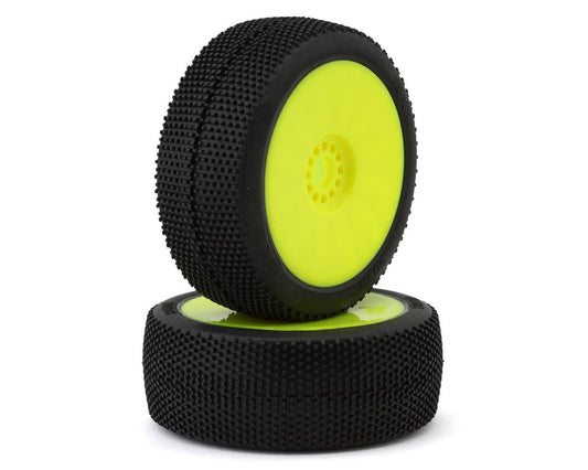 Pro-Motion Talon 1/8 Buggy Pre-Mount Tires (Yellow) (2) (Super Soft)