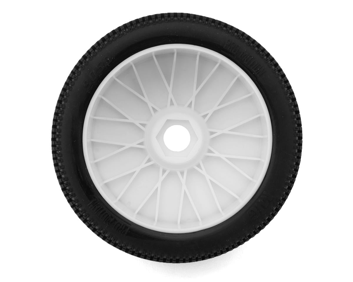 Pro-Motion MIG 1/8 Buggy Pre-Mount Tires (White) (2) (Soft)