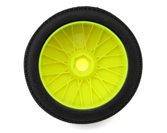 Pro-Motion Phantom 1/8 Buggy Pre-Mount Tires (Yellow) (2) (Clay Outdoor)
