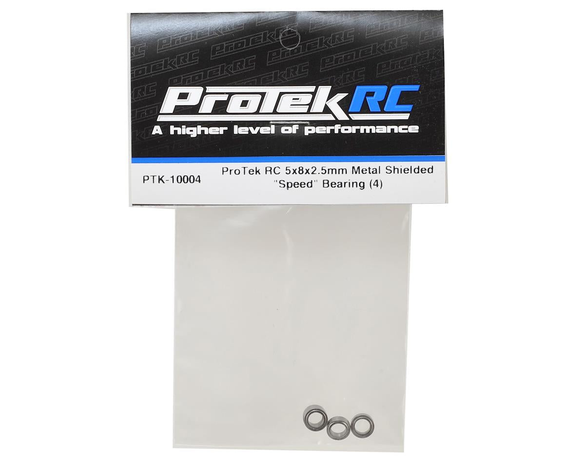 ProTek RC 5x8x2.5mm Metal Shielded "Speed" Bearing (4)