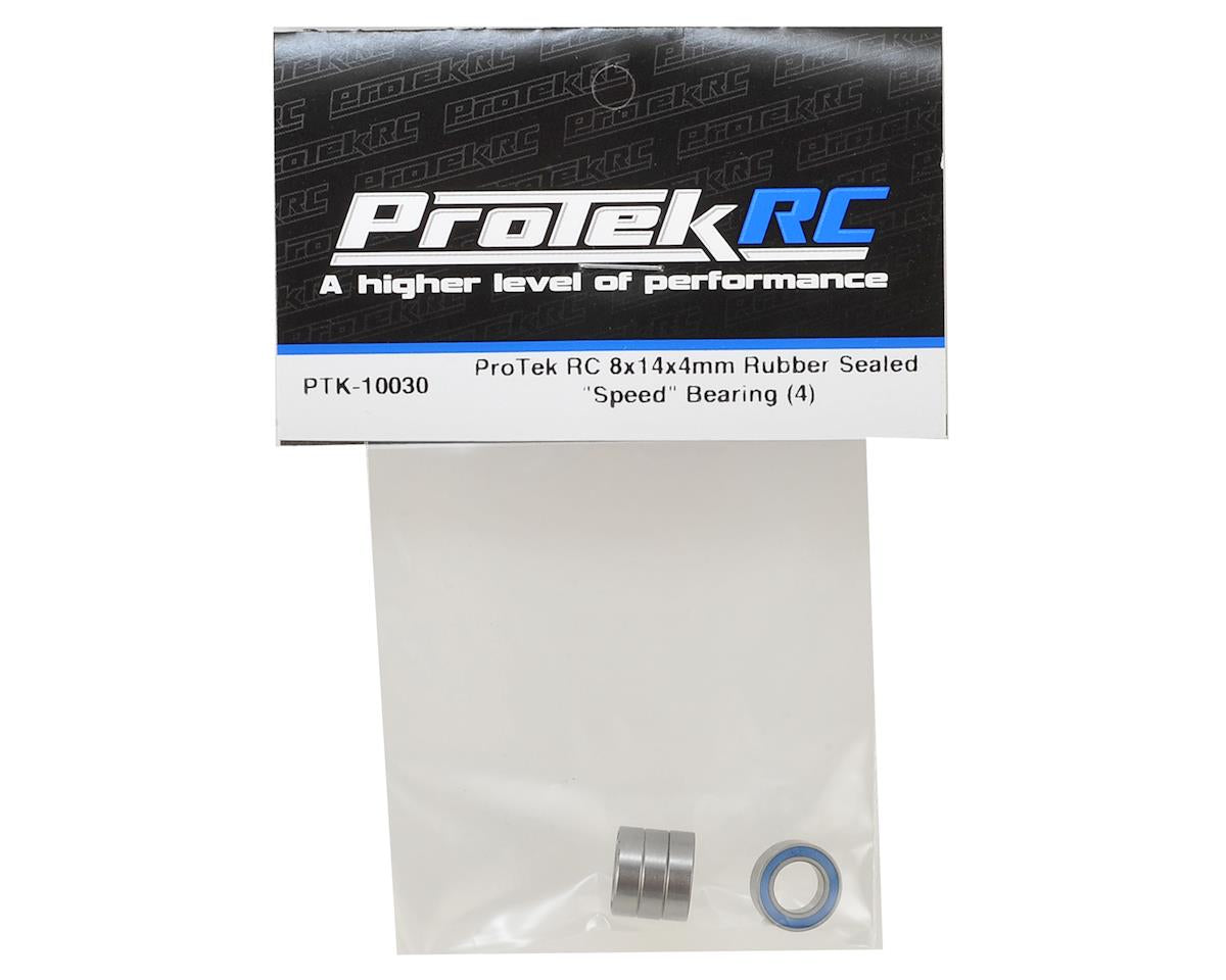 ProTek RC 8x14x4mm Rubber Sealed "Speed" Bearing (4)