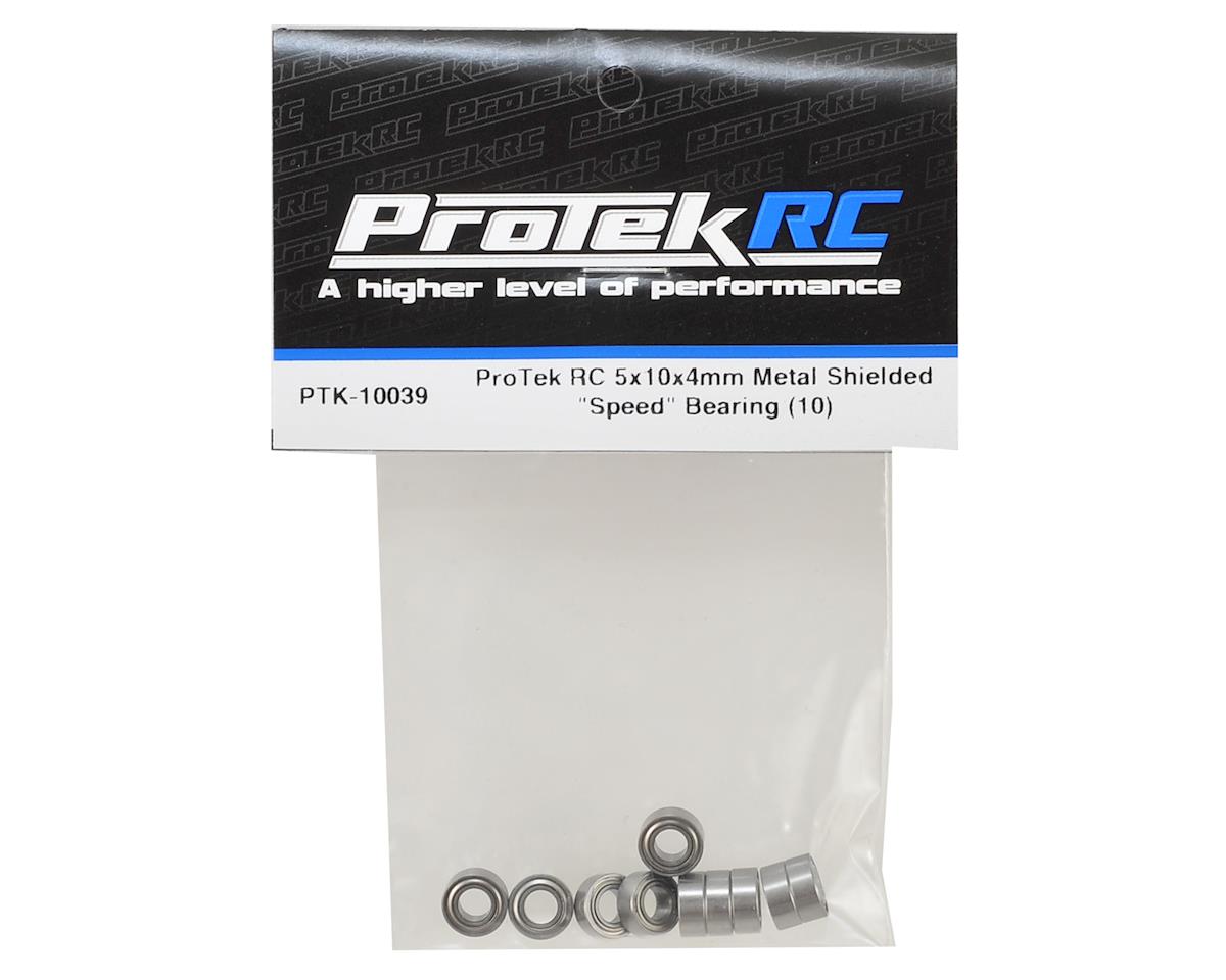 ProTek RC 5x10x4mm Metal Shielded "Speed" Bearing (10)