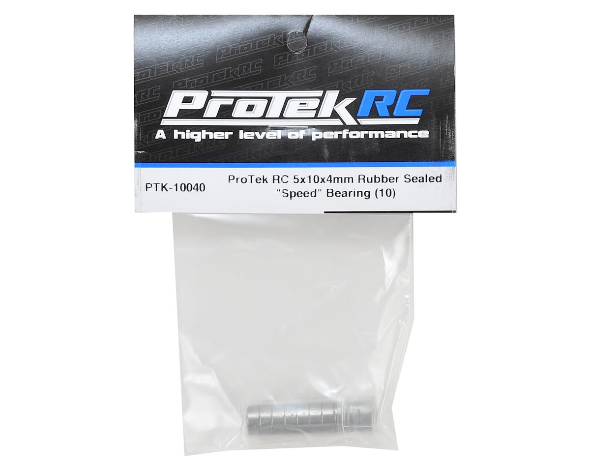 ProTek RC 5x10x4mm Rubber Sealed "Speed" Bearing (10)