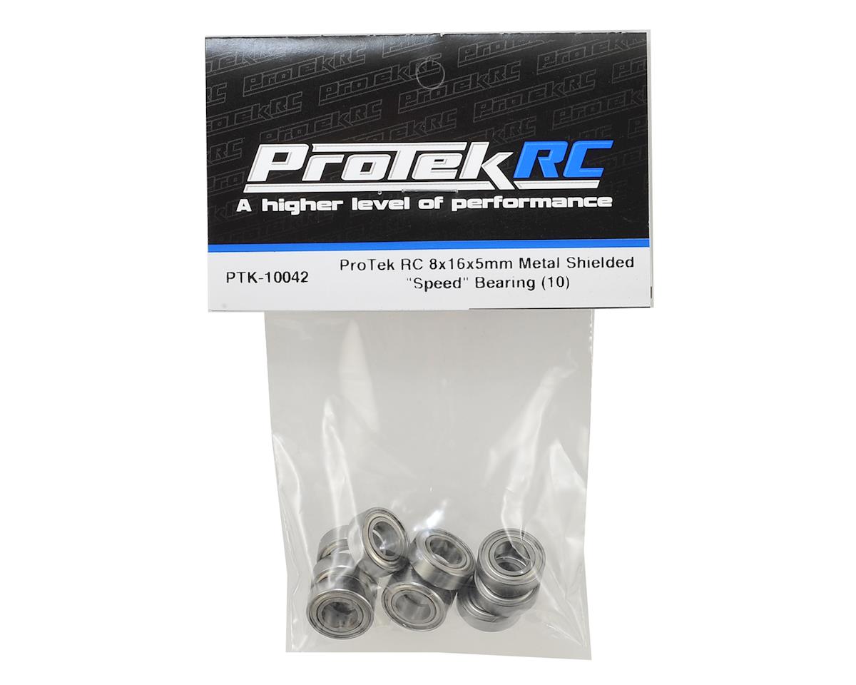 ProTek RC 8x16x5mm Metal Shielded "Speed" Bearing (10)