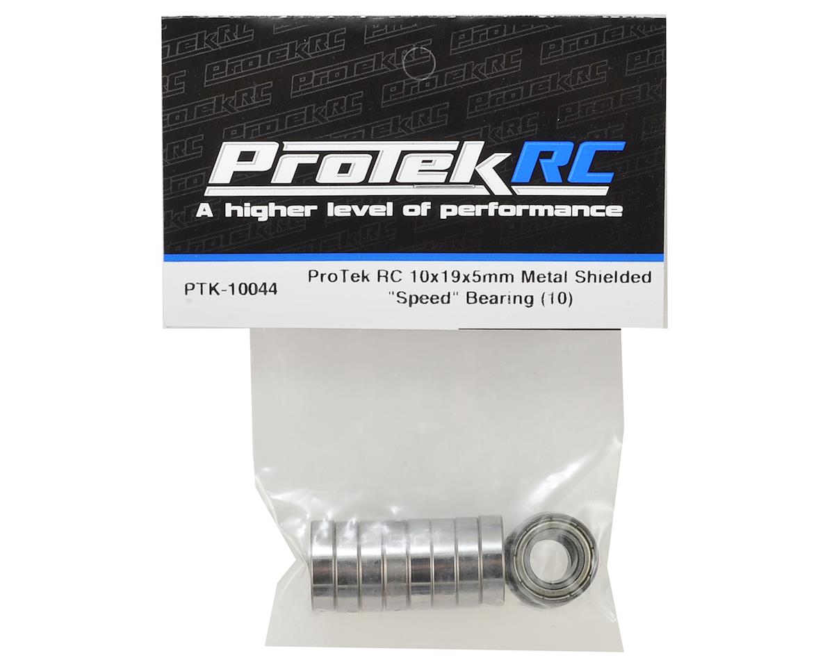 ProTek RC 10x19x5mm Metal Shielded "Speed" Bearing (10)