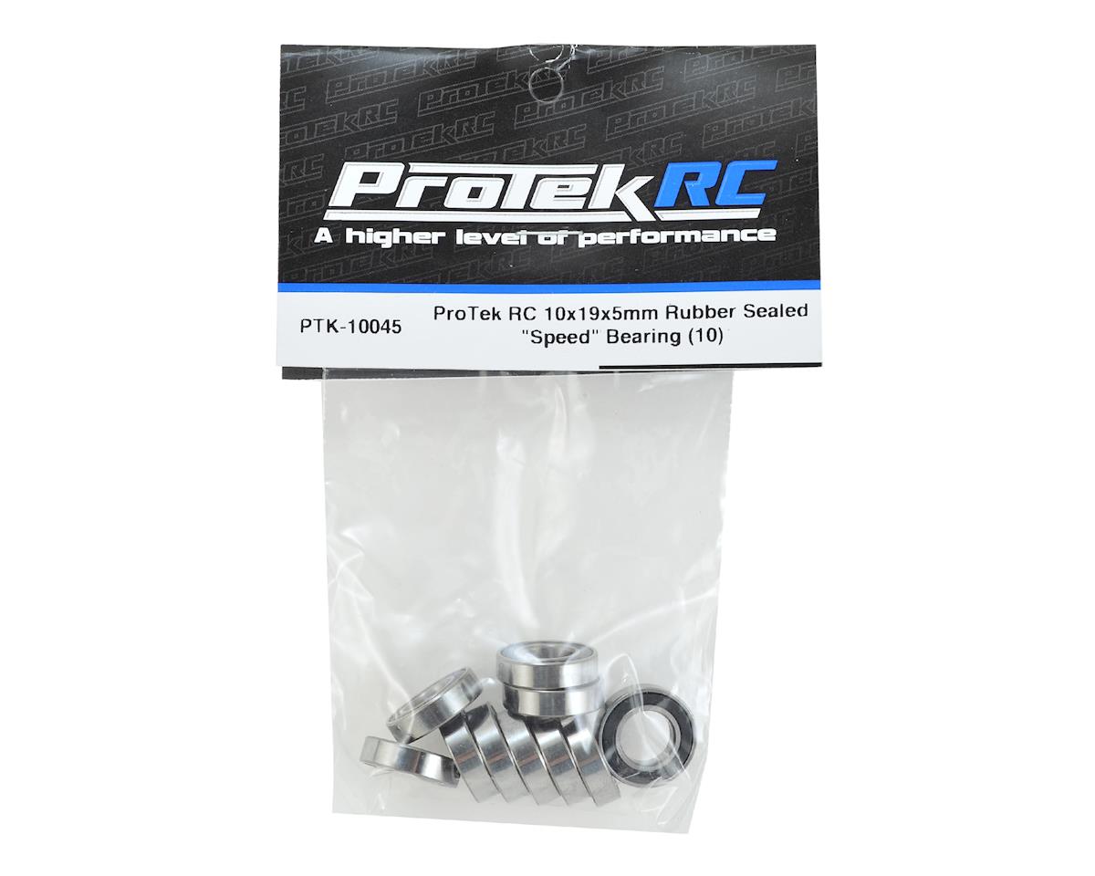 ProTek RC 10x19x5mm Rubber Sealed "Speed" Bearing (10)