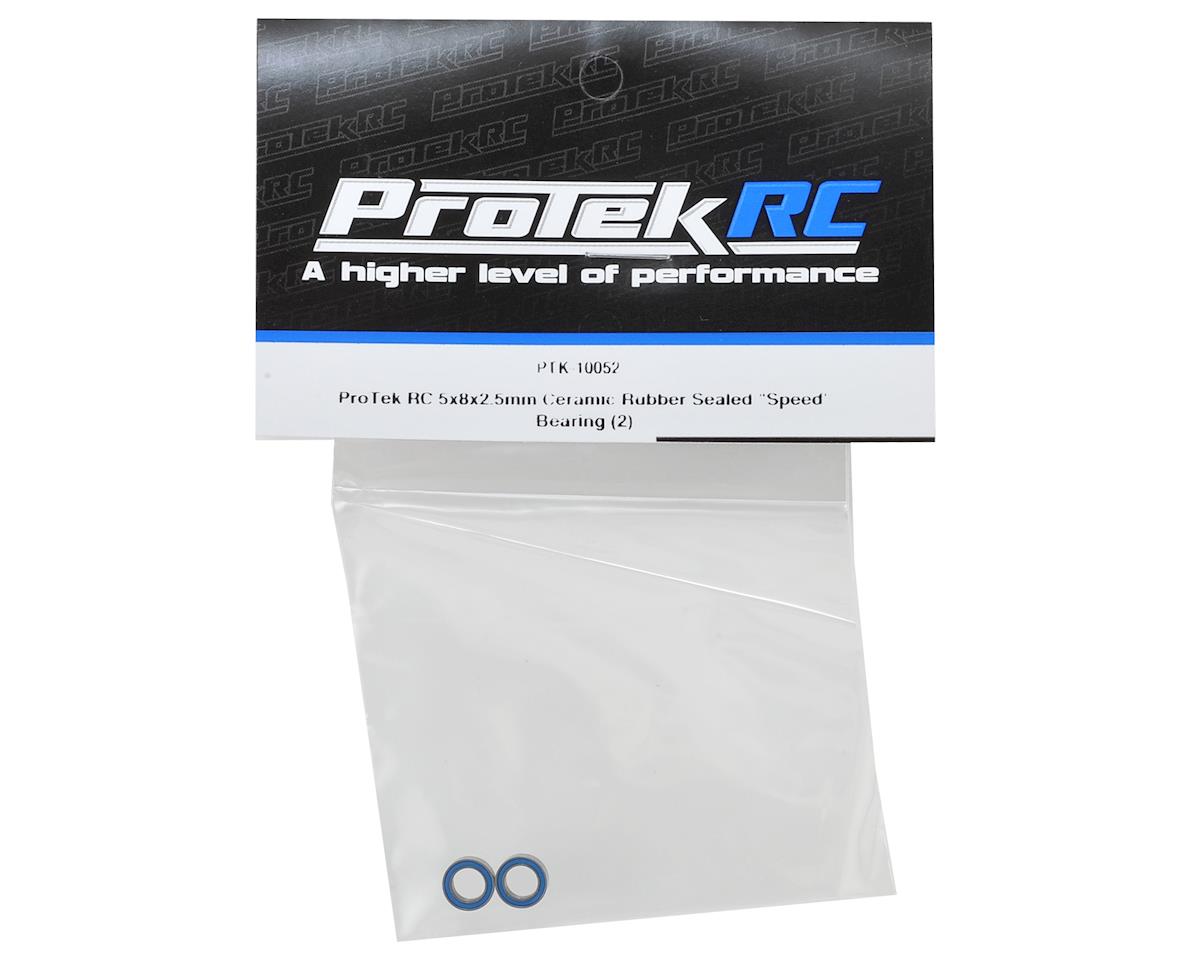 ProTek RC 5x8x2.5mm Ceramic Rubber Sealed "Speed" Bearing (2)