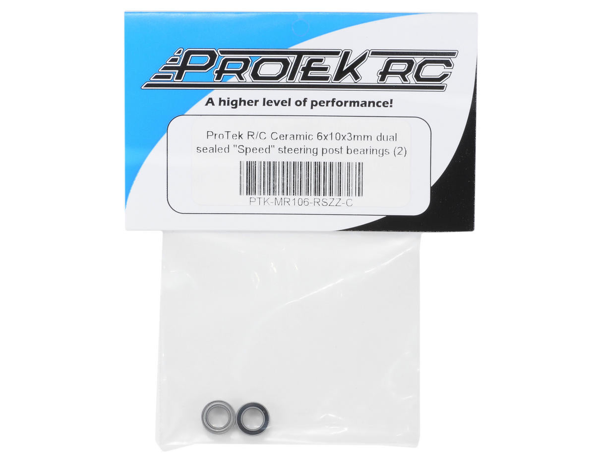 ProTek RC 6x10x3mm Ceramic Dual Sealed "Speed" Bearing (2)