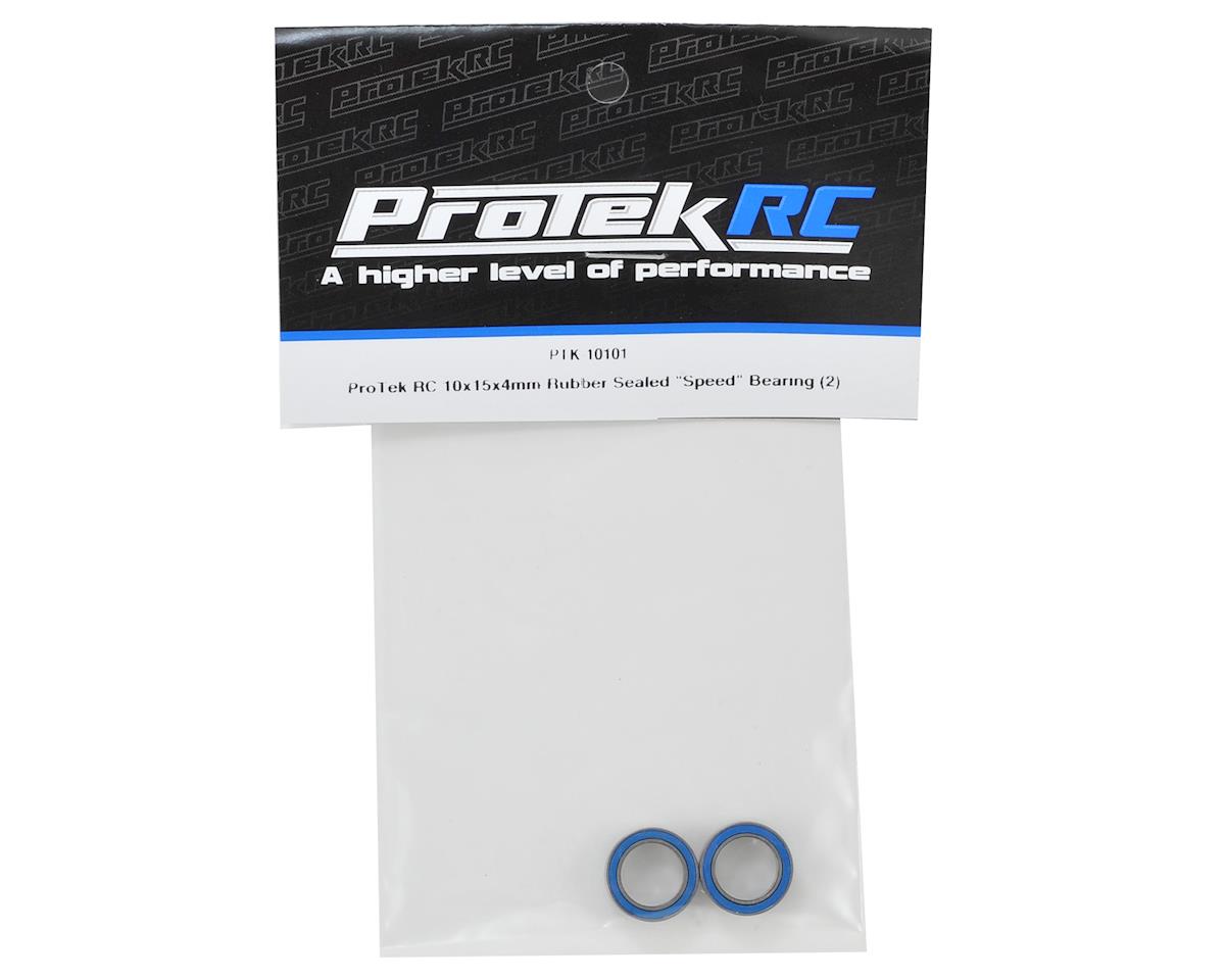 ProTek RC 10x15x4mm Rubber Sealed "Speed" Bearing (2)