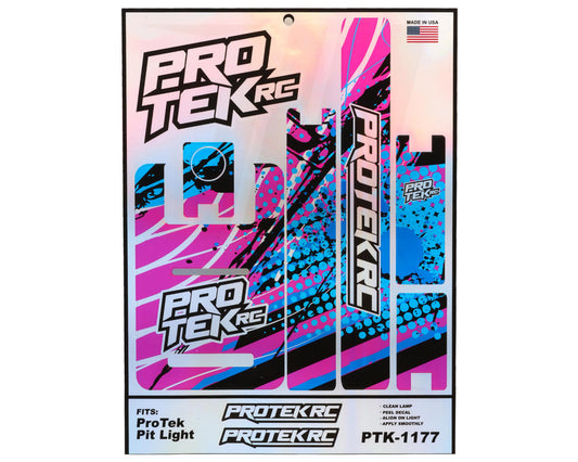 ProTek RC Multifunction LED Pit Light Wrap (Hectic Holographic)