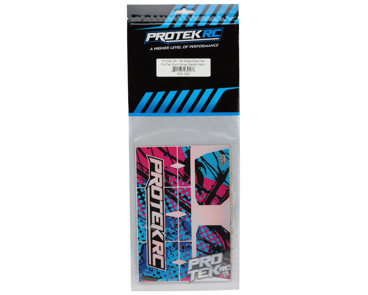 ProTek RC 1/8 Euro Wing Wraps (Hectic Holographic) (2)