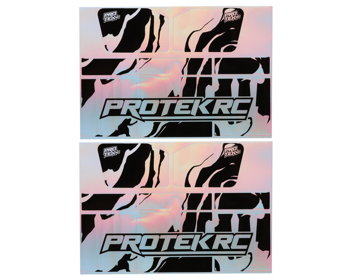 ProTek RC JConcepts 1/8 Razor Wing Wraps (Complex Holographic) (2)