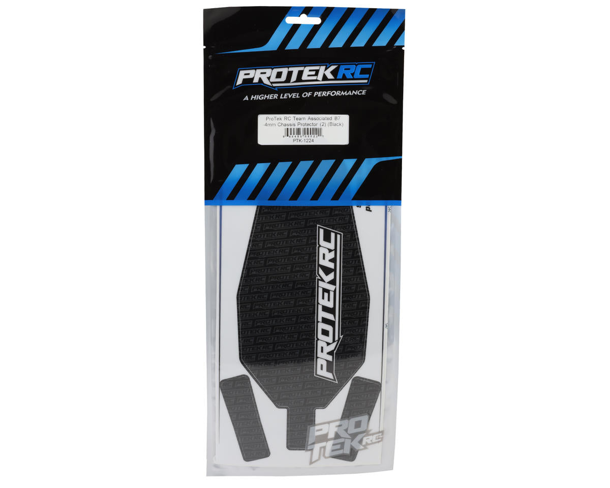 ProTek RC Team Associated B7 -4mm Chassis Protectors (2) (Black)