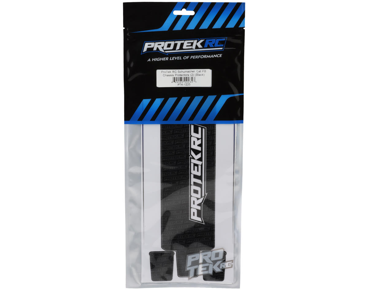 ProTek RC Schumacher Cat PB Chassis Protectors (2) (Black)