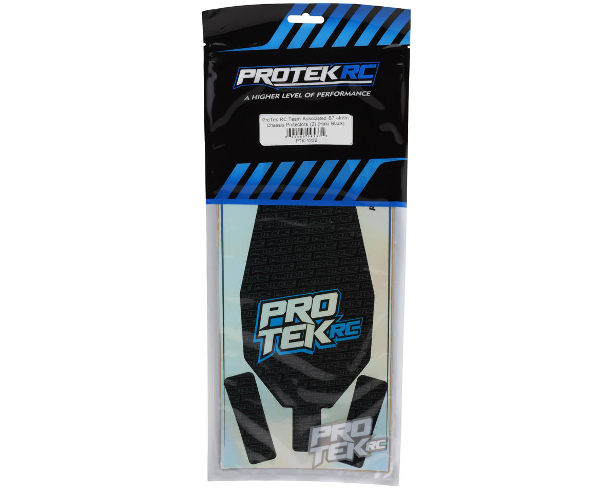 ProTek RC Team Associated B7 -4mm Chassis Protectors (Holographic Black) (2)