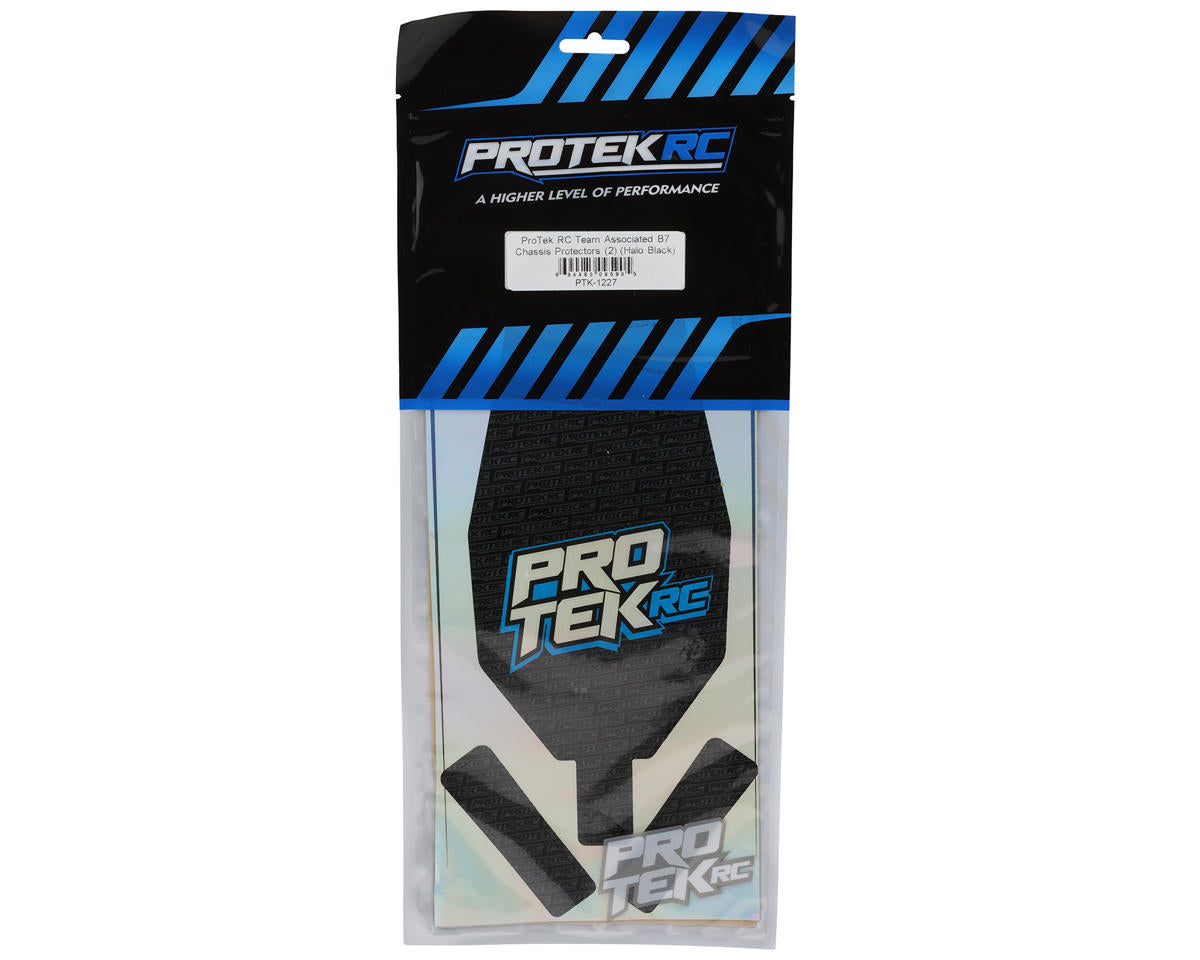 ProTek RC Team Associated B7 Chassis Protectors (Holographic Black) (2)