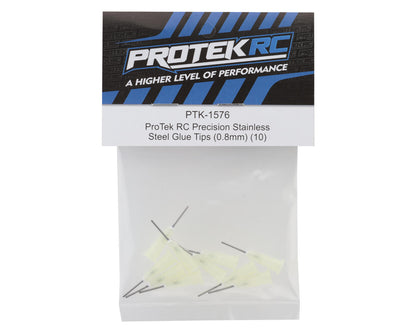 ProTek RC Precision Stainless Steel Glue Tips (0.8mm) (10)