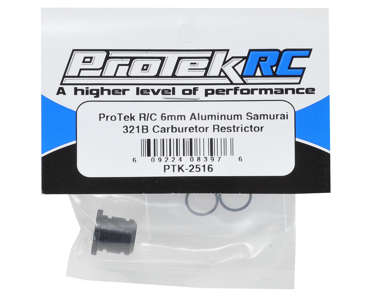 ProTek RC Aluminum Samurai RM, S03 & R03 Carburetor Restrictor (6mm)