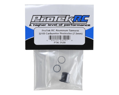 ProTek RC Aluminum Samurai RM, S03 & R03 Carburetor Restrictor (7.5mm)