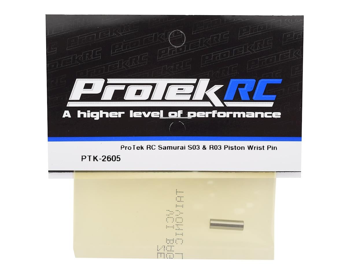 ProTek RC Samurai RM.1, RM, S03 & R03 Piston Wrist Pin