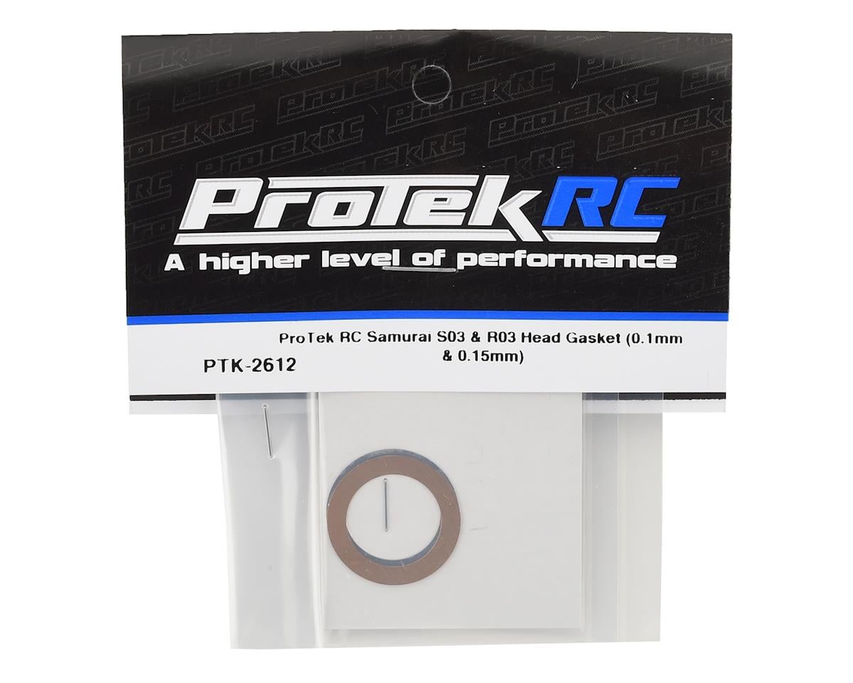 ProTek RC Samurai RM.1, RM, CR21, S03 & R03 Head Gasket (0.1mm & 0.15mm)