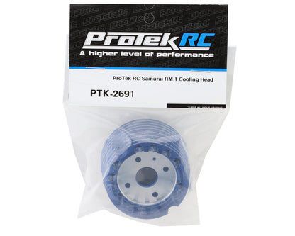 ProTek RC Samurai RM.1 Nitro Engine Cooling Head (Blue)