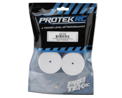 ProTek RC 2.2" Concave Front 2WD 1/10 Buggy Wheels (White) (4) (12mm Hex)