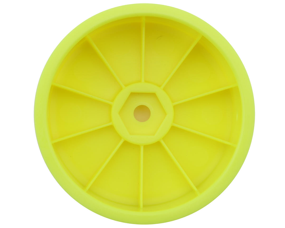 ProTek RC 2.2" Concave Front 2WD 1/10 Buggy Wheels (Yellow) (4) (12mm Hex)