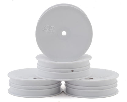 ProTek RC 2.2" "Narrow" Concave Front 2WD 1/10 Buggy Wheels (White) (4)