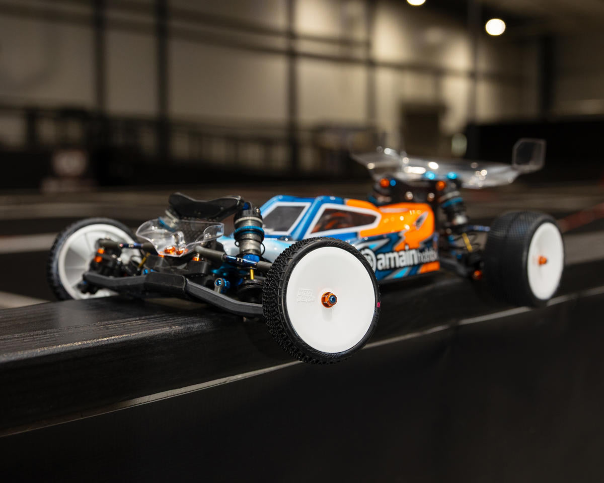 ProTek RC 2.2" "Narrow" Concave Front 2WD 1/10 Buggy Wheels (White) (4)