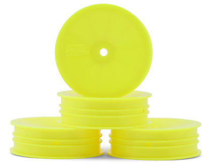 ProTek RC 2.2" "Narrow" Concave Front 2WD 1/10 Buggy Wheels (Yellow) (4)