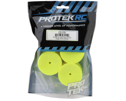 ProTek RC 2.2" Concave Rear 1/10 Buggy Wheels (Yellow) (4) (12mm Hex)
