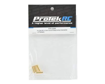 ProTek RC 4.0mm Gold Plated Inline Connector (4 Female)