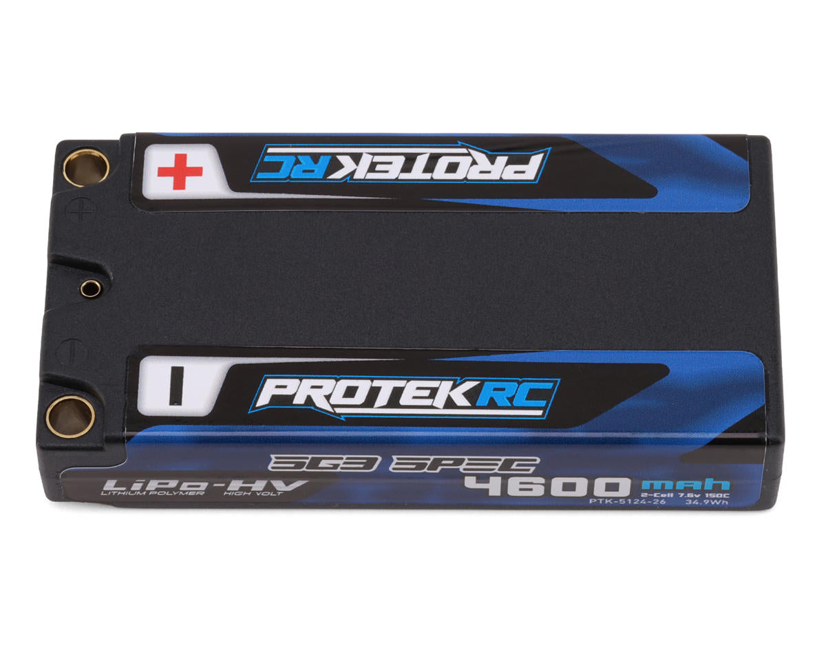 ProTek RC 2S 150C Low IR SG3 HV ULCG Shorty LiPo Battery (7.6V/4600mAh)