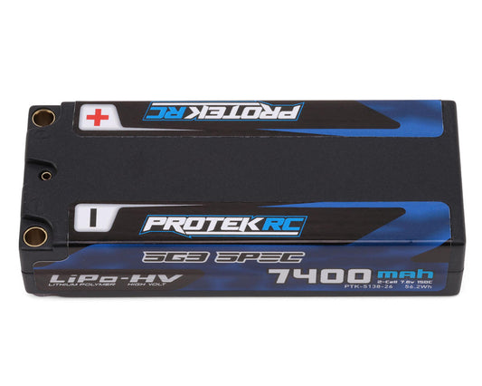 ProTek RC 2S 150C Low IR SG3 HV Mid-Sized LiPo Battery (7.6V/7400mAh)