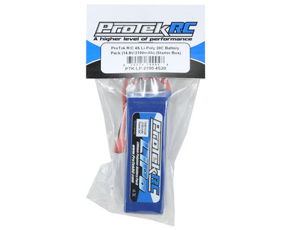 ProTek RC 4S LiPo 20C Battery Pack (14.8V/2100mAh) (Starter Box)