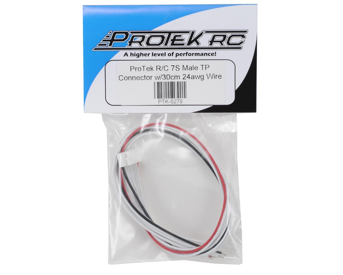 ProTek RC 7S Male TP Balance Connector w/30cm 24awg Wire