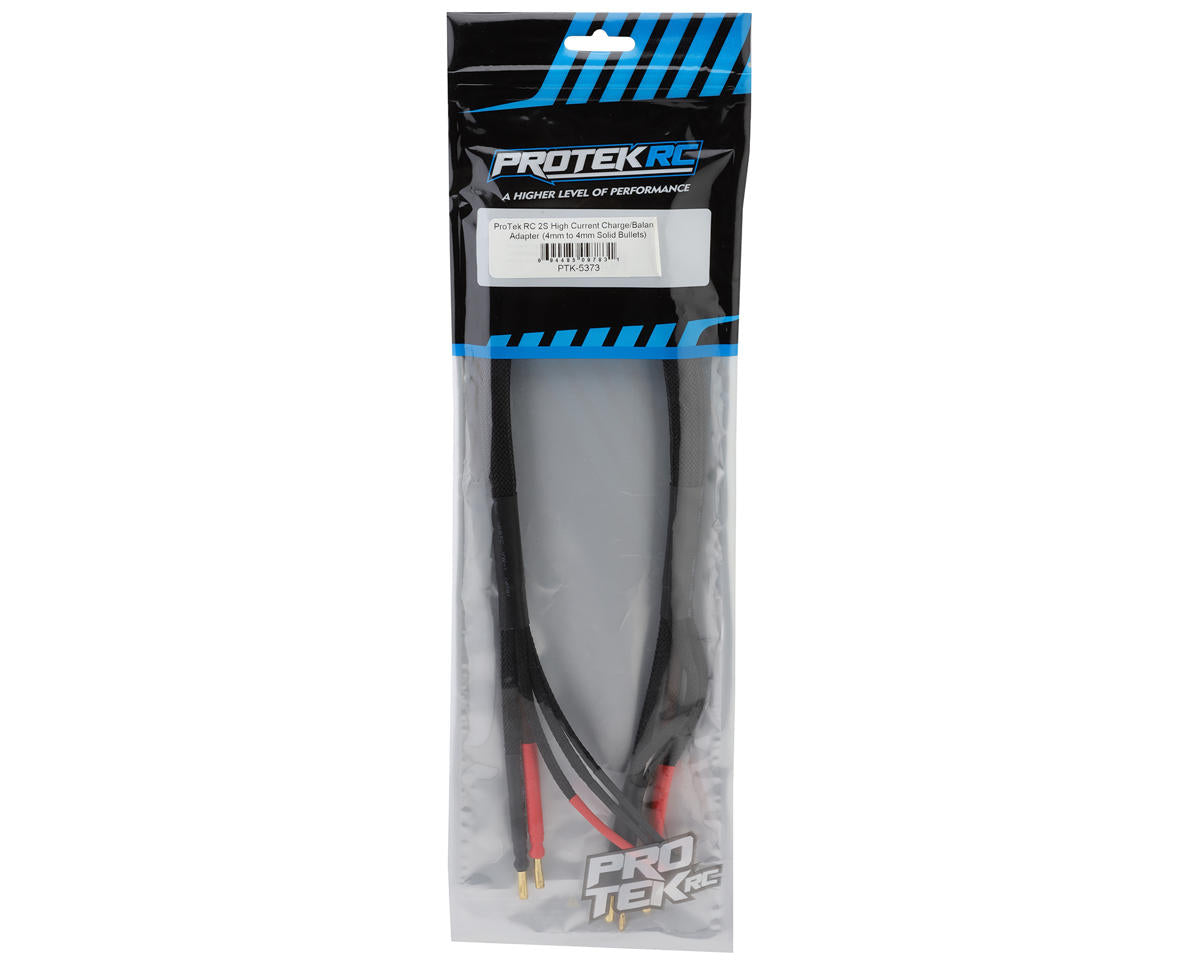 ProTek RC 2S High Current Charge/Balance Adapter (4mm to 4mm Solid Bullets)