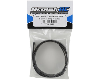 ProTek RC 12mm Black Heat Shrink Tubing (1 Meter)