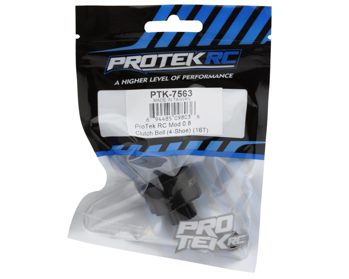 ProTek RC Mod 0.8 Clutch Bell (4-Shoe Clutch) (16T)