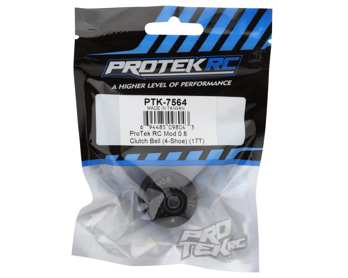 ProTek RC Mod 0.8 Clutch Bell (4-Shoe Clutch) (17T)
