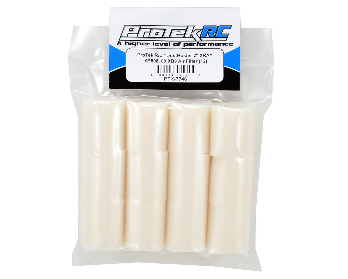 ProTek RC "DustBuster 2" XRAY XB8 Air Filter Foam (12)