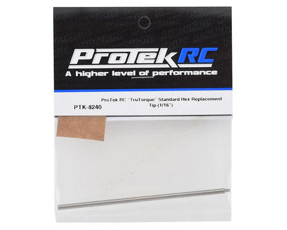 ProTek RC "TruTorque" HSS Steel Standard Hex Replacement Tip (1/16")