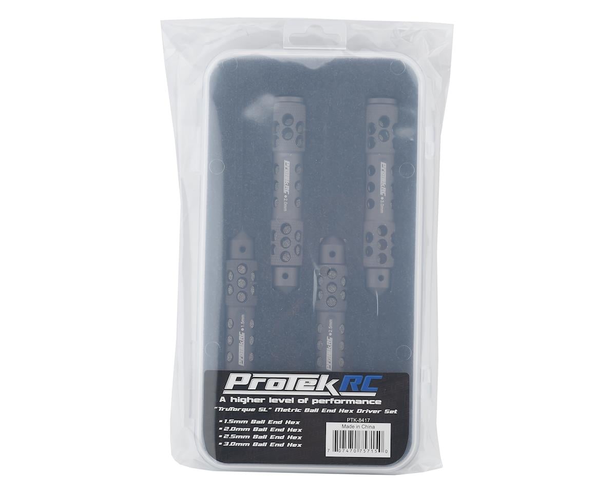 ProTek RC "TruTorque SL" Metric Ball End Hex Driver Set (4)