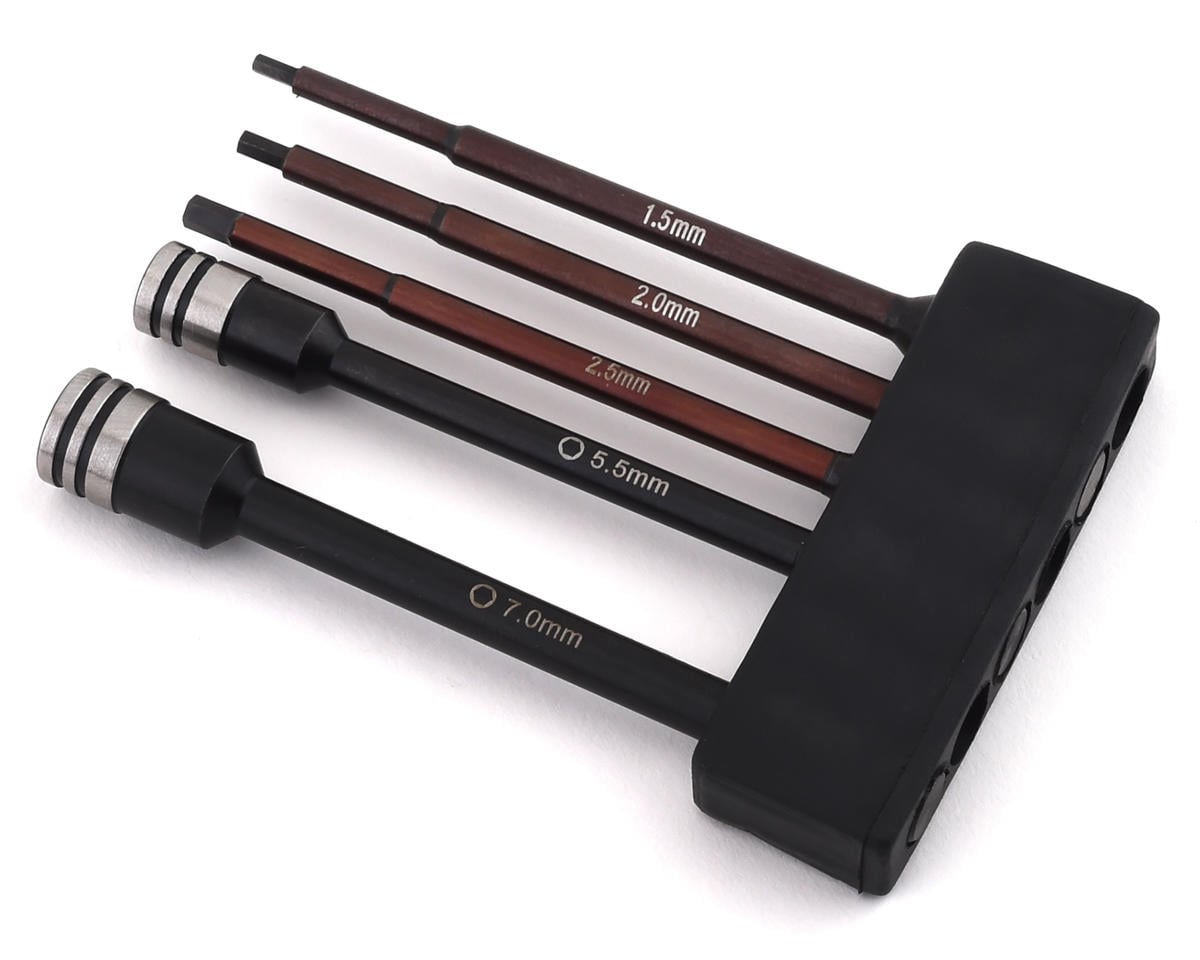 ProTek RC "TruTorque" 5-Piece 1/4" Drive Hex & Nut Driver Set