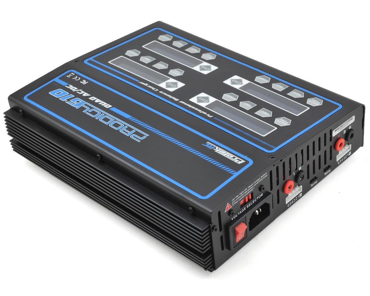 ProTek RC "Prodigy 610 QUAD AC" LiHV/LiPo AC/DC Battery Charger