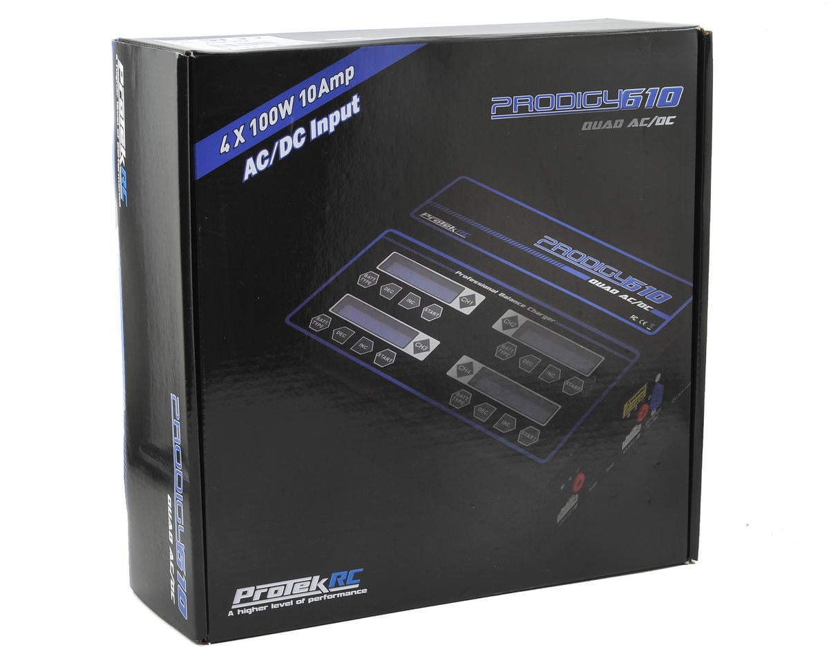 ProTek RC "Prodigy 610 QUAD AC" LiHV/LiPo AC/DC Battery Charger