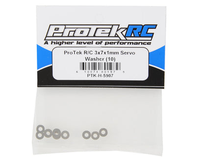 ProTek RC 3x7x1mm Servo Washer (10)