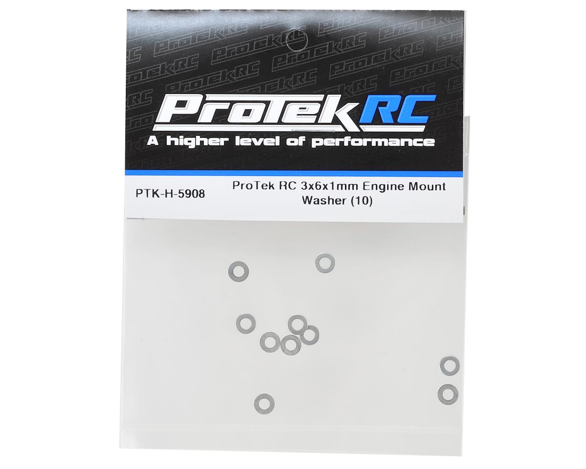 ProTek RC 3x6x1mm Engine Mount Washer (10)