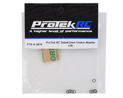ProTek RC 3x5x0.2mm Clutch Washer (10)